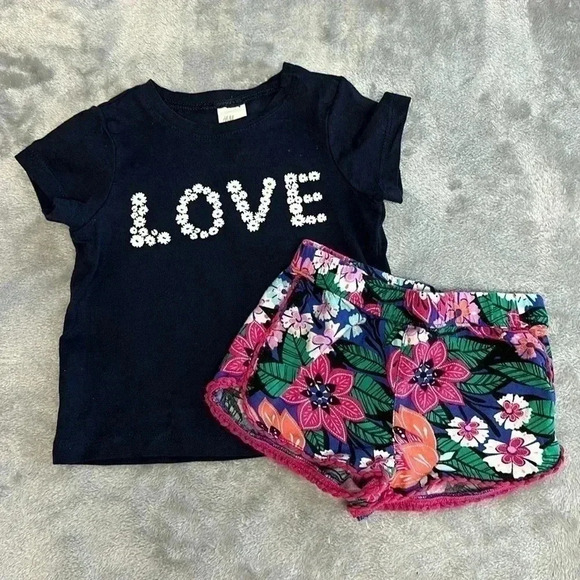 Gymboree & H&M - 2  piece baby set. Size 6-12 months - Picture 1 of 7
